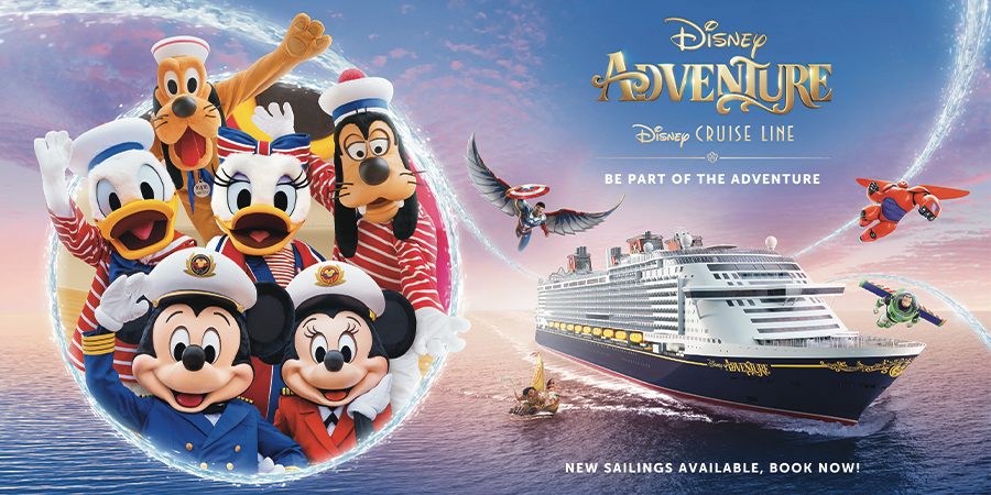 Book now for your Disney Cruise Adventure.